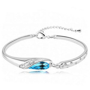 Fashion Austria Crystal Shiny elegance Bracelet Glass Shoe Charm Bracelet