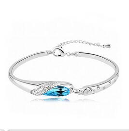 Fashion Austria Crystal Shiny elegance Bracelet Glass Shoe Charm Bracelet